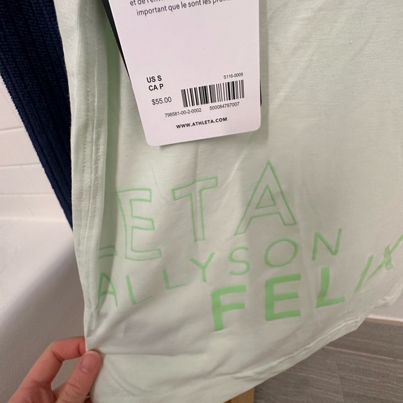 NWT Allyson Felix X Athleta gorgeous tee - Picture 5 of 10
